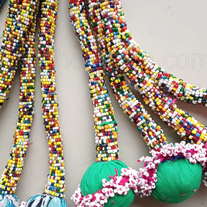 Borlas largas afganas Kuchi para moda hecha a mano, adornos étnicos y diseño de vestido tradicional - Product Image 4