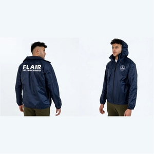 Chaqueta Cortavientos Impermeable y Transpirable con Capucha Plegable para Hombre, con Cremallera, para Correr y Lluvia - Product Image 1