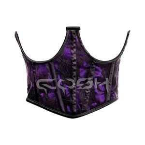 Custom Red Black Lace Overlay Open Cup Fashion Corset - Product Image 3