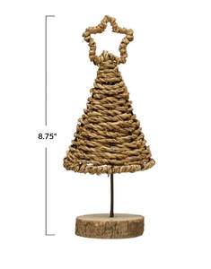 Adornos de árbol de Navidad tejidos a mano de nuevo diseño, decoración de árbol de Navidad de algas marinas tejidas - Product Image 3