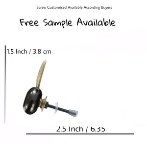 Tiradores de cerámica modernos, tiradores de diseño de conejo de Metal de resina negra para armario, cajón, armario, cocina, baño, sala de estar, uso - Product Image 3