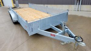 Powder Coated 5x8ft 6x10ft 6x12ft Landscape Truck Trailers for <b>UTV</b> Utility Mesh Trailer for Sale - Product Image 4