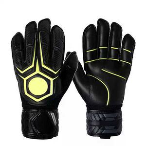 High Quality Professional Goalkeeper <b>Gloves</b> Excellent Finger Protection Leather Material Waterproof Breathable Adjustable Wrist - Product Image 6