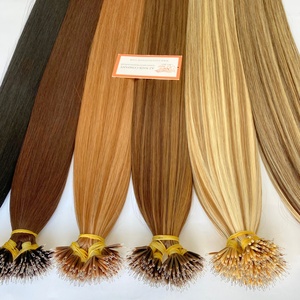 ผมมนุษย์บริสุทธิ์100% เรมี่สำหรับต่อผมมนุษย์จากเวียดนามแหวนนาโนผมยังไม่ผ่านกระบวนการ - Product Image 6