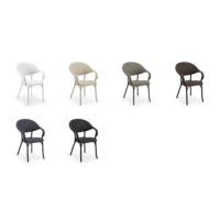 Fauteuil moderne en plastique empilable Flash-R pour l'école et l'atelier