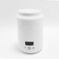 Chauffe-cire numérique mini blanc 200 ml avec affichage LED de la température pour salon et usage domestique