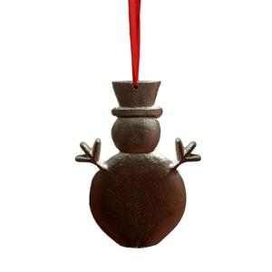 Modern noel ağaç dekor asılı kolye el işi şenlikli kardan adam Metal süs alüminyum yılbaşı dekoru - Product Image 1