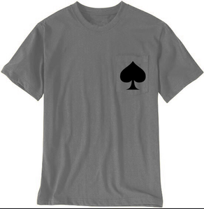 T-shirt vert à manches courtes pour homme avec impression personnalisée sur la poche, coupe classique, col rond, jersey en coton - Product Image 5