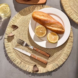 Mantel Individual de Pasto Marino Tejido a Mano, Ecológico y Natural, Mantel de Paja, Mantel de Jacinto de Agua Sostenible para Comedor - Product Image 2