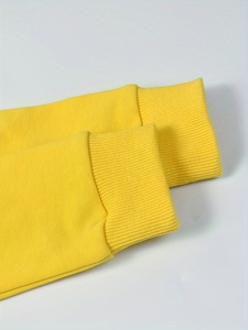 เสื้อฮู้ดซิปสีเหลืองหนา 500 GSM ผ้าฝ้ายฟลีซคุณภาพสูง พิมพ์โลโก้ตามสั่ง ดีไซน์กระเป๋าเสื้อแบบสตรีทแวร์ - Product Image 3