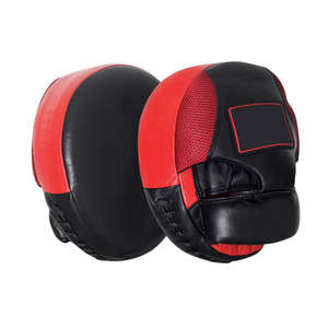 มวยเจาะ Mitts การฝึกอบรม Pad โฟกัสหนัง Cowhide การออกแบบล่าสุดมวย Pad พร้อมการออกแบบโลโก้ - Product Image 4