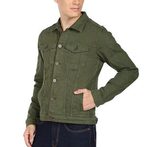 Wholesale 2025 <b>Men</b> Denim <b>Jacket</b> in <b>Cheap</b> Price Breathable Sustainable Customized denim <b>jacket</b> for <b>men</b> - Product Image 3