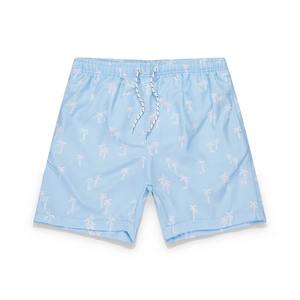 Maillot de bain de plage personnalisé pour hommes, imperméable, anti-UV, séchage rapide, respirant, couleur unie, tissé, décontracté, grande taille, vacances - Product Image 4