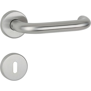 ชุดมือจับคันโยกสแตนเลสแบบพื้นฐาน รุ่น 01 ขนาด 60 มม. รูปตัวยู BB DIN ซ้าย/ขวา D/D 30 APTEC สำหรับรางม่านและอุปกรณ์เสริม - Product Image 1