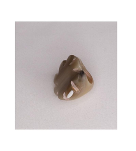 Anillo de cuerno de vaca de buey de búfalo Natural de la mejor calidad, anillos de moda, tamaño personalizado, cuerno de buey pulido brillante - Product Image 3