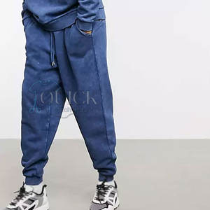 Trajes de chándal de lavado ácido informales de invierno transpirables de Venta caliente con mangas largas Diseños personalizables de color sólido 100% algodón - Product Image 6