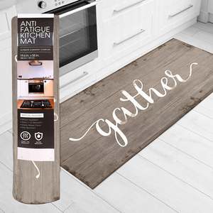 Tappeto Antifatica da Cucina Oversize 20x55 in PVC e PU Intrecciato con Motivo Originale per Stare in Piedi - Product Image 2