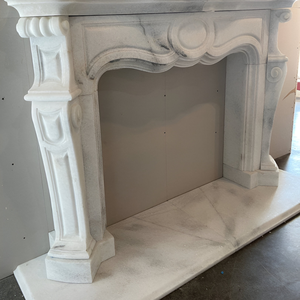 หิ้งเตาผิงหินอ่อนแท้หินธรรมชาติงานฝีมือที่ดีงานฝีมือทนทานสร้างเป็นมิตรกับสิ่งแวดล้อมสั่งซื้อสินค้าจากทั่วโลก - Product Image 5