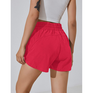 96% Nylon 4% Spandex True Fit pantalones cortos de cintura alta para mujer con bolsillo oculto forro transpirable y diseño transpirable oculto - Product Image 2