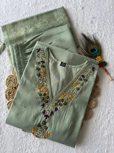 Kurti PANT and dupatta ผู้หญิงแฟชั่นผู้ผลิตและซัพพลายเออร์จาก surat - Product Image 3