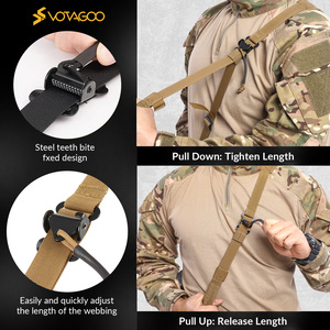 Sangle tactique ergonomique épaissie pour soulagement de la pression, configuration modulaire, style découpé au laser, pour toutes les conditions météorologiques - Product Image 3