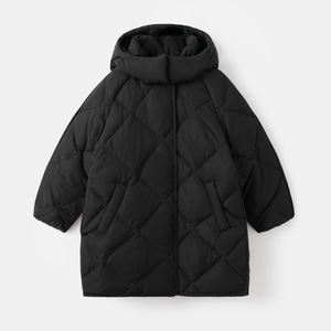 Veste décontractée chaude et rembourrée pour filles, coupe ample et confortable, 2026 / Veste matelassée légère, confortable et élégante pour filles - Product Image 1