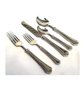 Juego de Cubiertos de Metal con Diseño Elegante y Asa Plana para Decoración de Mesa de Bodas y Fiestas - Product Image 4