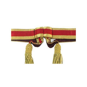 ขายส่งเข็มขัดคาดเอวสีทองแบบพิธีการอังกฤษ พร้อมพู่ห้อยสีทอง จากผู้ผลิต (OEM) ในปากีสถาน - Product Image 5