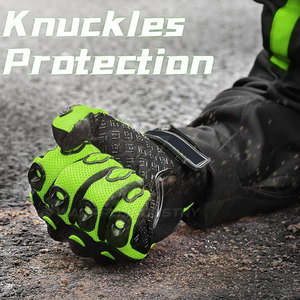 Gants de moto imperméables, résistants aux chocs, accessoires de conduite réglables, gants de moto - Product Image 5