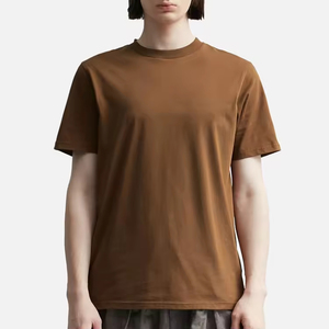 T-shirt Slim Fit en coton 100% pour hommes | T-shirt à col rond de haute qualité | T-shirt décontracté uni et vierge avec logo personnalisé pour hommes - Product Image 5