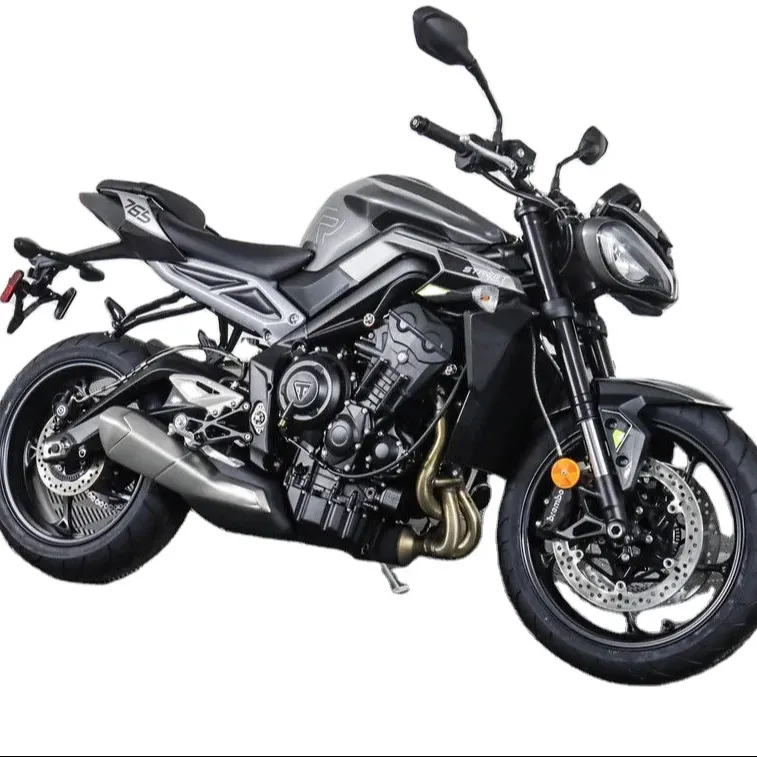 MEJOR VENTA 2024 Triumph Street Triple 765 R Crystal White LISTO PARA SER ENVIADO