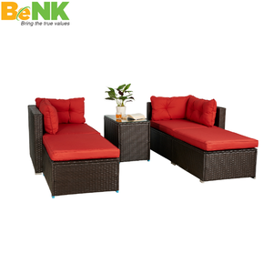 Gran oferta de muebles de jardín para todo tipo de clima, conjunto de sofás y asientos de ratán para Patio, Hotel, comedor, uso en Patio - Product Image 5