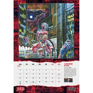 Calendario Impreso de la Colección de Leyendas de la Música de Iron Maiden 2025 - Product Image 5