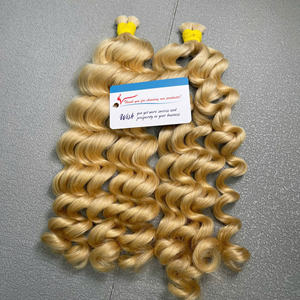 Haute qualité 100% vierge cheveux vietnamiens ondulés profonds en vrac beaucoup de couleurs cheveux humains mince doux et lisse - Product Image 4