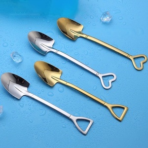 Juego de Cubiertos de utensilios de cocina Diseño de acabado Acero inoxidable Diseño completamente metálico Herramientas de cubiertos de plata Juego de cubiertos brillantes - Product Image 2