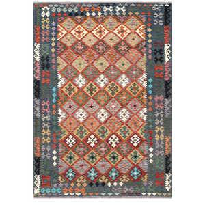 Maimana Afghanistan Kilim <b>Rug</b> 290 X 204 cm Traditional Afghan <b>Area</b> <b>Rugs</b> & <b>Sets</b> - Product Image 1