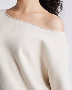 เสื้อสเวตเตอร์ & เสื้อครอปมีฮู้ดของผู้หญิงผ้าคอตตอนซักลำลองแนวสตรีทผ้าโพลีเอสเตอร์ - Product Image 4