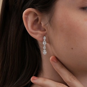 Oferta Especial, Pendientes de Diamantes Cultivados en Laboratorio con Certificación IGI, VVS, con Oro de 14k, Joyería de Diamantes Minimalista para Mujer a Bajo Precio - Product Image 1