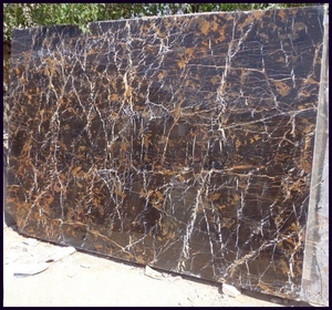 Losas de Mármol Negro y Dorado King de Pakistán en Varios Tamaños Personalizados, Losas de Mármol Natural King Gold Premium para Interiores - Product Image 3