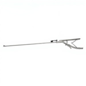 Pinzas Portaagujas Laparoscópicas Rectas de Acero Inoxidable Reutilizables, Instrumentos Quirúrgicos de Alta Calidad con Certificación CE - Product Image 5