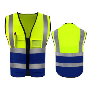 Polyester Multi Pocket Security <b>Mens</b> Vest Hi Vis <b>Reflective</b> Safety Workwear Vest Security Water-Proof <b>Jackets</b> For <b>Mens</b> - Product Image 4