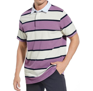 Camiseta de polo de algodón orgánico personalizada para hombre, camiseta suave de verano, ropa informal de punto transpirable de alta calidad bordada, 100% - Product Image 5