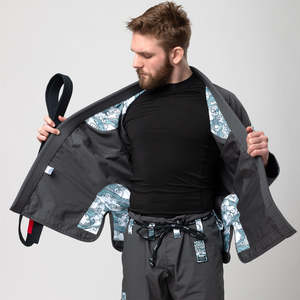 Custom Front OEM Service Professional Jiu Jitsu Gi Uniform 100% Cotton Durable Shrink-Proof Breathable High Quality Pearl Weave - Product Image 1