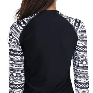 Direct Factory Supply Custom Made <b>Women</b> <b>Rash</b> <b>Guard</b> Anti-UV UPF50+ Breathable Quick Dry Long Sleeve Digital Print Sale - Product Image 5