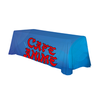 Housses de table extérieures élastiques ajustées, durables, anti-rides, anti-UV, à prix d'usine, promotionnelles, personnalisables pour salons professionnels