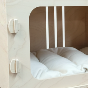 Foldable Birch Wooden Cat House Oem Vietnam Factory Fsc Certified Pet Furniture Supplier Sustainable Design AC12 - Product Image 3