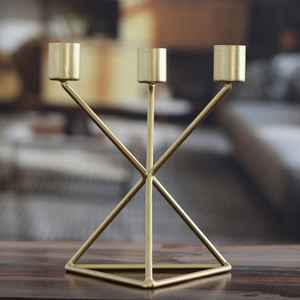 Best Quality Designer Crystal Candle Stand Luxury Aluminum Metal <b>Candelabra</b> for Wedding and Christmas Decorations - Product Image 6