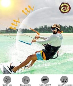 Personalizado Uv manga larga con capucha rendimiento sublimación pesca con mosca Camisa con capucha Upf sol camisa Jersey desgaste al Aire Libre juegos de pesca - Product Image 5