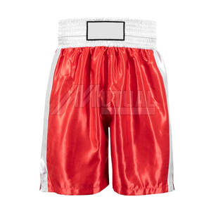 Short de boxe avec logo personnalisé de haute qualité Vente directe en usine Taille moyenne Modèle solide écologique pour les commandes en gros - Product Image 3