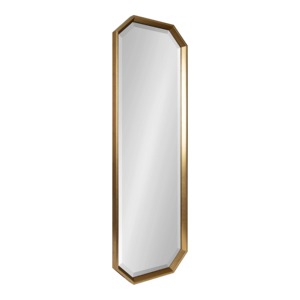 <b>Gold</b> Square Art Deco Metal Iron Frame Tall <b>Wall</b> <b>Mirror</b> for Wedding Home Decoration - Product Image 2